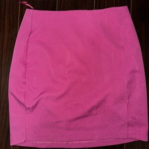 Pink Mini Pencil Skirt for Cocktail Nights